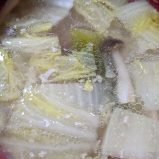 姜葱醤のスープ